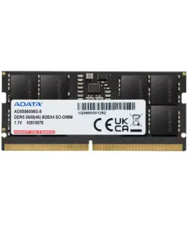 Adata памет за лаптоп Premier DDR5 5600 SODIMM 8GB SingleTray