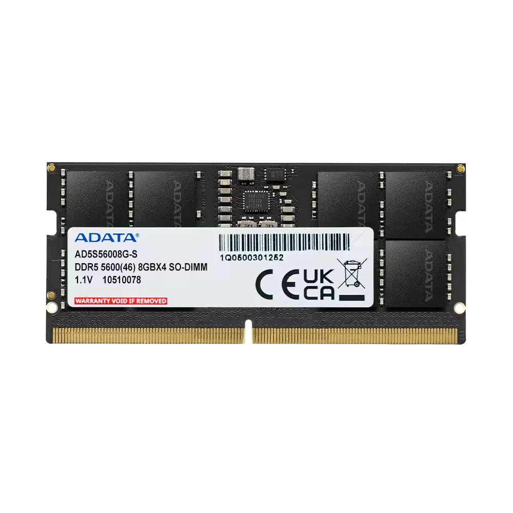 Adata памет за лаптоп Premier DDR5 5600 SODIMM 8GB SingleTray