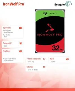 Seagate Drive IronWolf Pro 32TB 3.5 inch ST32000NT000