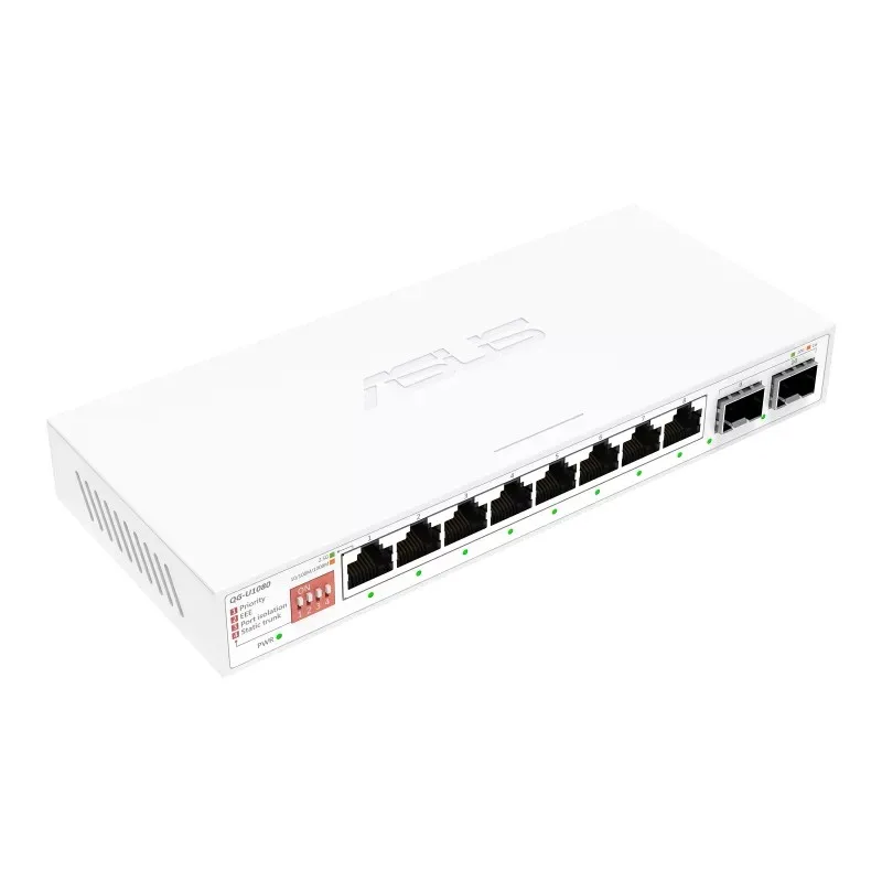 Asus Unmanaged Switch QG-U1080 8-Port 2.5G + 2-Port 10G SFP+ - Image 2