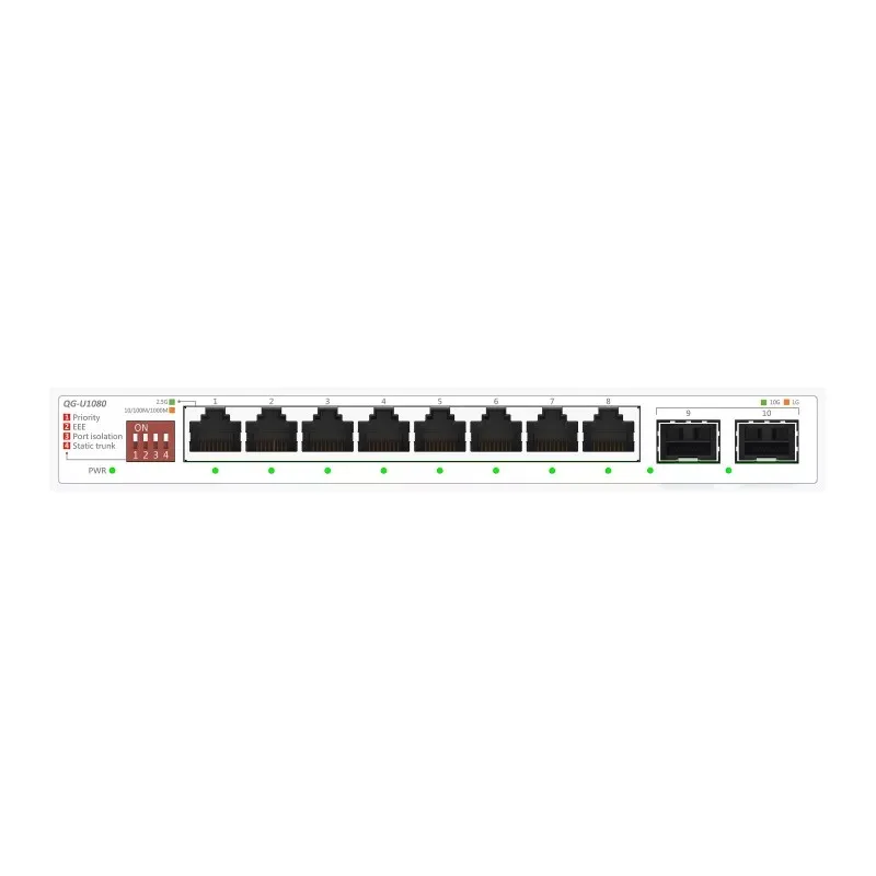 Asus Unmanaged Switch QG-U1080 8-Port 2.5G + 2-Port 10G SFP+ - Image 3