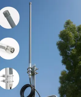 Alternative view of Qoltec LoRa antenna 12dBi outdoor 868 MHz 1.5m