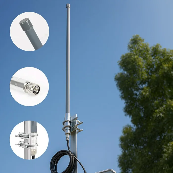 Qoltec LoRa antenna 12dBi outdoor 868 MHz 1.5m - Image 2