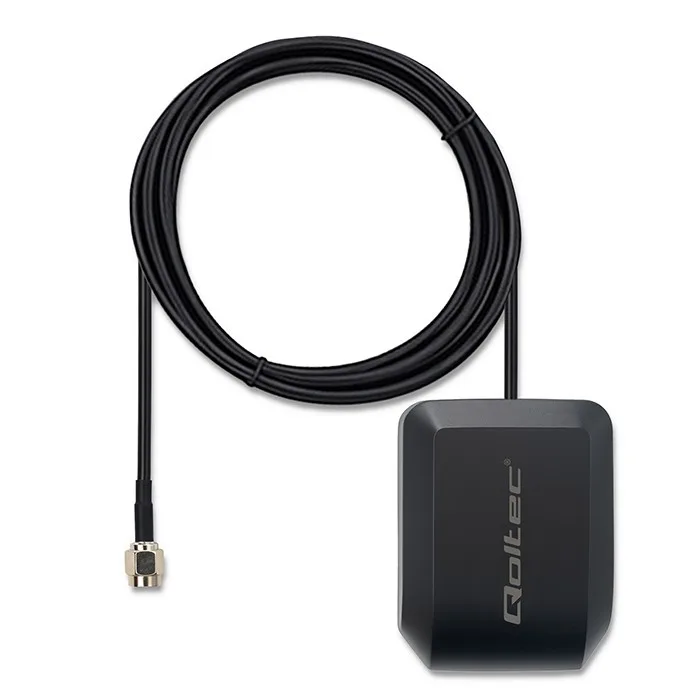 Qoltec GPS GLONASS antenna with magnetic base 28dB - Image 2
