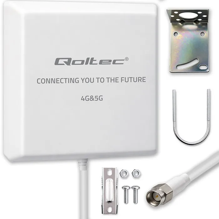Qoltec 4G 5G LTE antenna 9dBi external SMA 3m