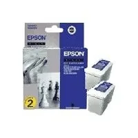 КОМПЛЕКТ 2 ГЛАВИ ЗА EPSON STYLUS 740/760/860/1160 - Black twin pack - S020189 - OUTLET - PN