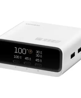 4smarts зарядна станция Deck 100W GaN 3xUSB-C +2xUSB