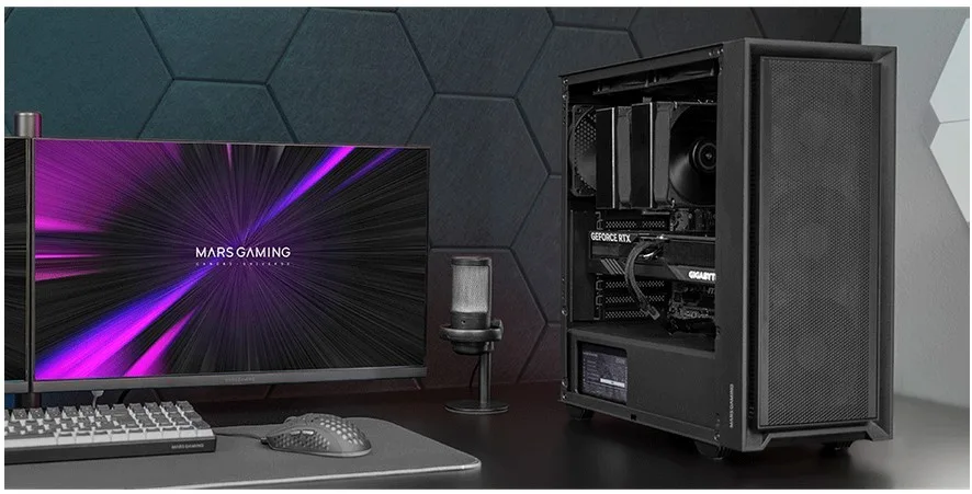 TACENS MARS MC-PMAX черен ATX 4xFDB fans - Image 4