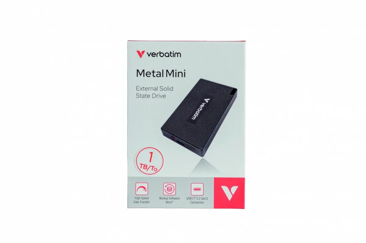 Verbatim Metal Mini SSD 512GB USB-C 32030 - Image 4