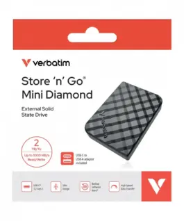 Verbatim Mini Diamond SSD 2TB USB-C 2TB 32026