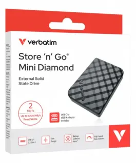 Verbatim Mini Diamond SSD 2TB USB-C 2TB 32026