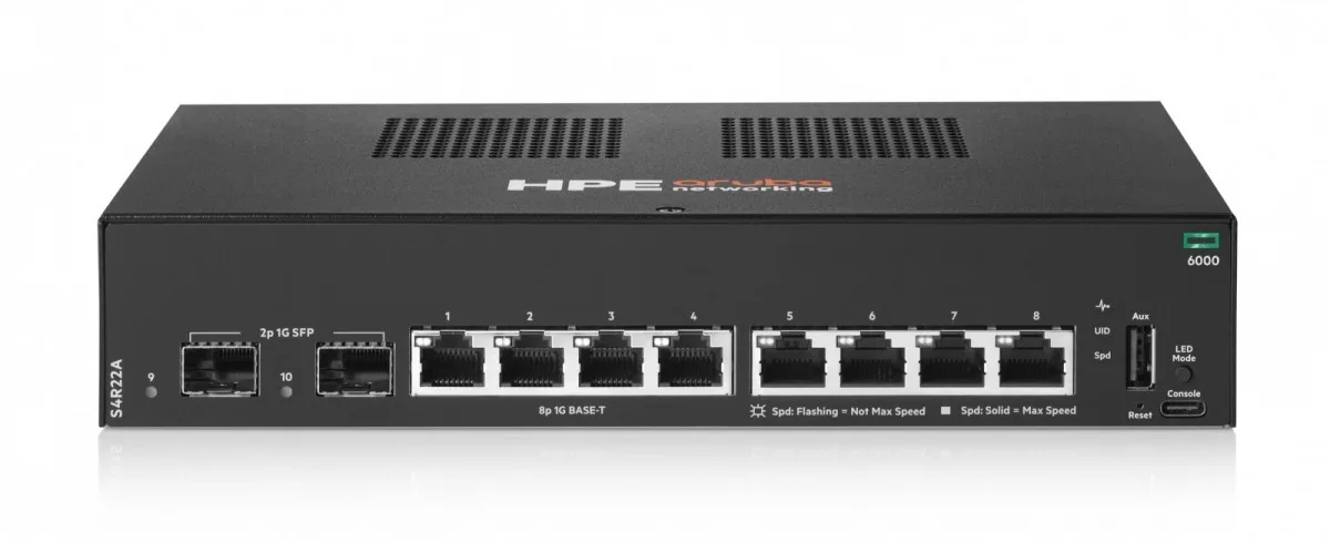 Hewlett Packard Enterprise Switch Aruba Networking 6000 8G 2SFP S4R22A