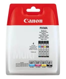 КОМПЛЕКТ 4 ГЛАВИ ЗА CANON PIXMA TR 7550/8550/TS 6150/6151/8150/8151/8152/9150/9155 - Multipack - 4 ink tanks - /581/ - C