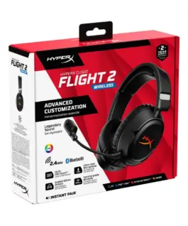 Alternative view of HyperX Cloud Flight 2 - Wireless Gaming headset - B5VC4AA