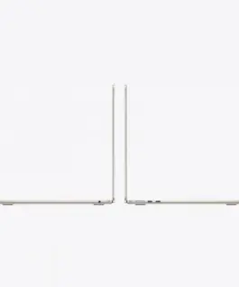 Alternative view of Apple MacBook Air 13.6 inches: M4 10/10, 16GB, 512GB SSD, 35W, US - Starlight