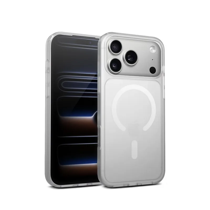 CRONG Case MagSafe iPhone 17 Pro Max бял Hybrid Ma