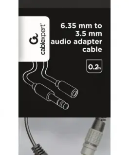 Alternative view of Gembird Audio адаптер кабел 3,5mm to 6,35mm 0,2m