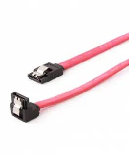 Gembird SATA III кабел angled (6gb/s) 10 cm