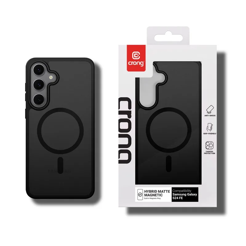 CRONG Case MagSafe Samsung Galaxy S24 FE черен - Image 2