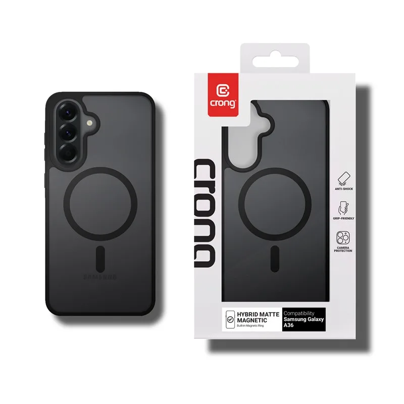 CRONG Case Samsung Galaxy A36/A37 черен - Image 4