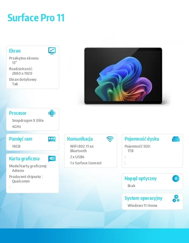 Microsoft Surface Pro 11 Snapdragon X Elite/16GB/1TB/Platinium/ZIP-00006 - Image 3