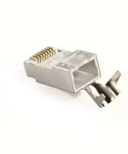 Alternative view of Gembird Modular plug CAT7 15u gold 10pcs