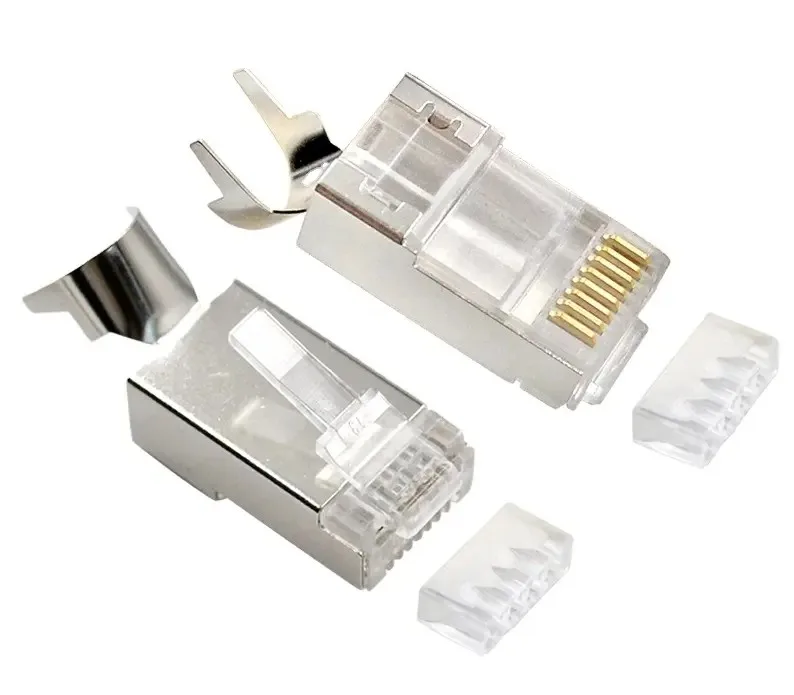 Gembird Modular plug CAT7 15u gold 10pcs - Image 5