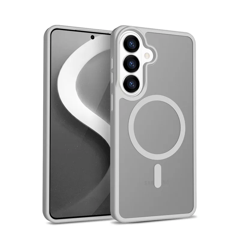 CRONG Case MagSafe Samsung Galaxy S26 сив