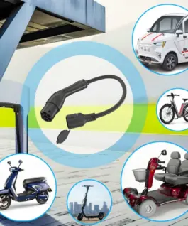 Alternative view of Gembird удължителен кабел Type 2 (m) to Schuko (f), 3.7 kW, 0.5 m