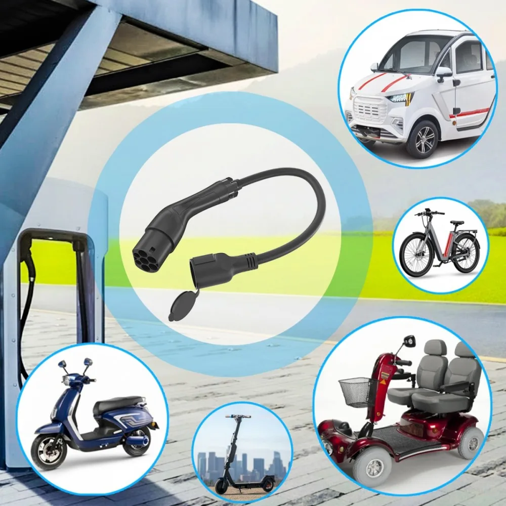 Gembird удължителен кабел Type 2 (m) to Schuko (f), 3.7 kW, 0.5 m - Image 2