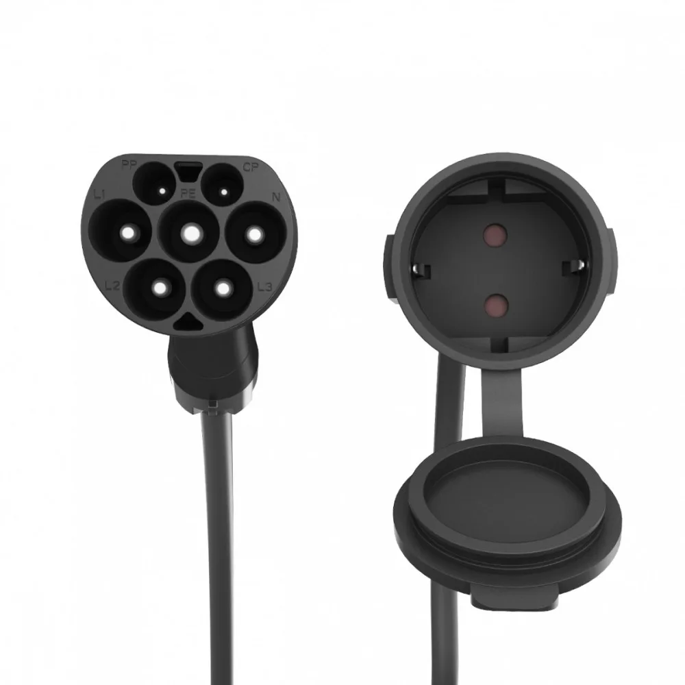 Gembird удължителен кабел Type 2 (m) to Schuko (f), 3.7 kW, 0.5 m - Image 4