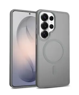CRONG Case MagSafe Samsung Galaxy S26 Ultra сив