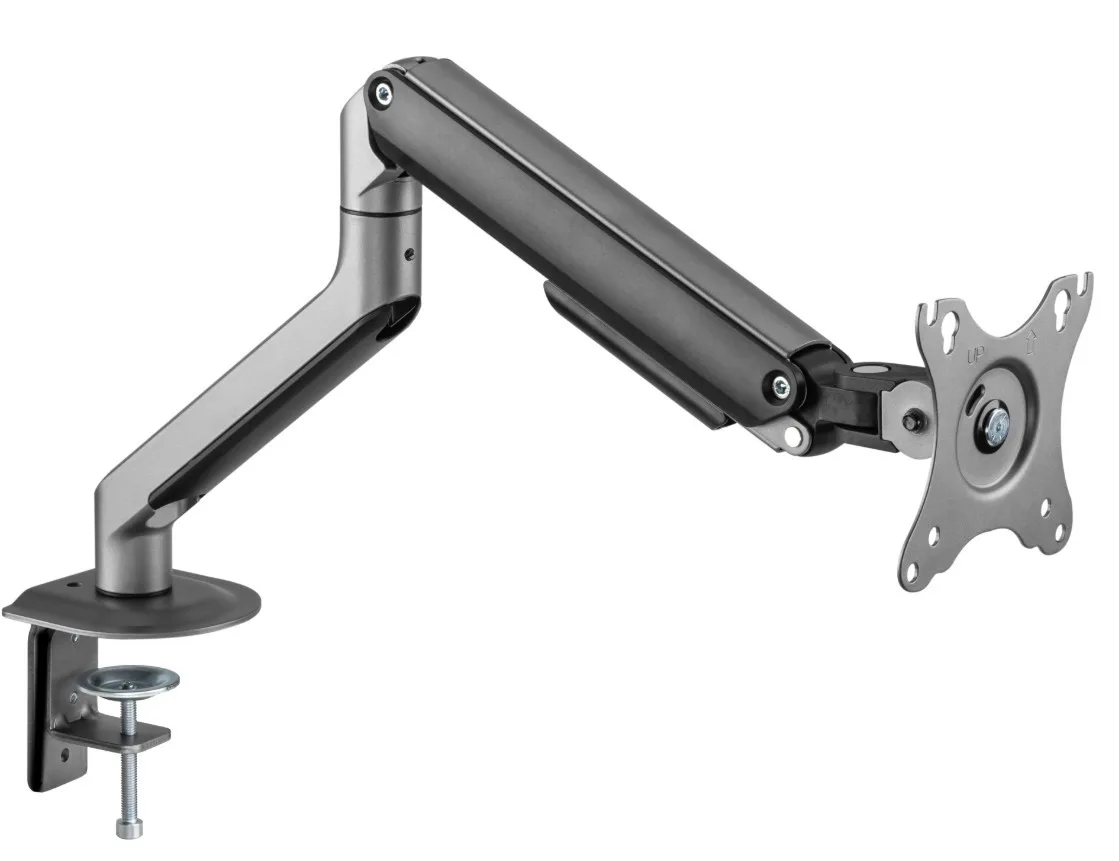 Gembird Gray adjustable desk arm monit. 17-32 inches 9kg - Image 3