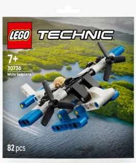 LEGO Bricks Technic 30736 бял seaplane