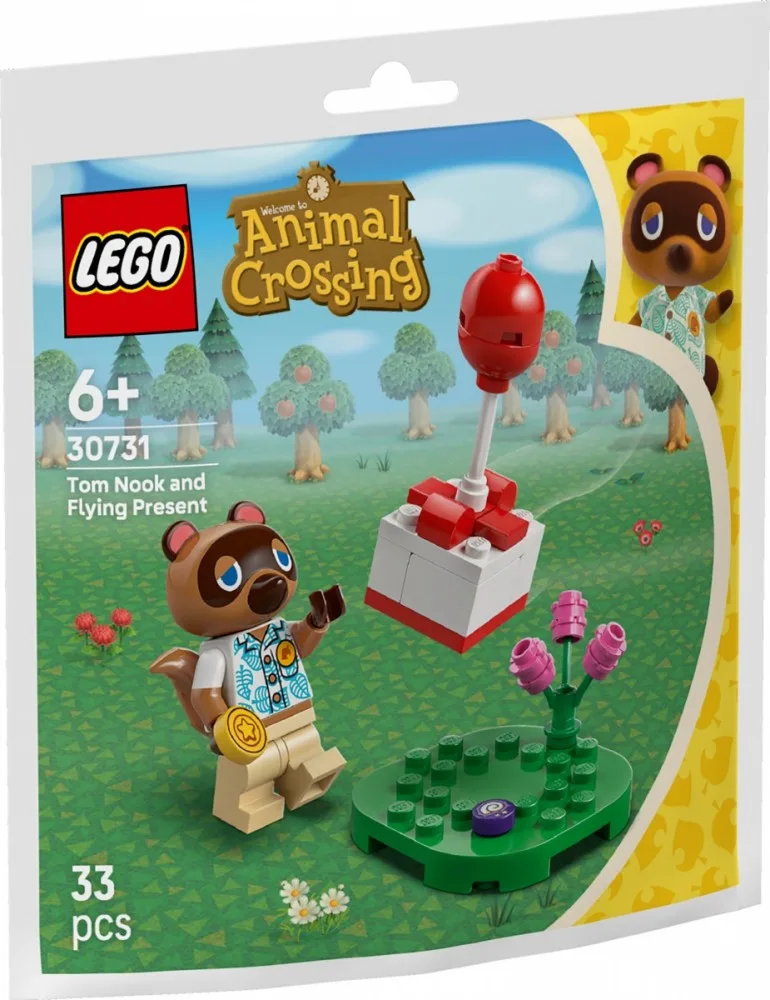 LEGO Bricks Animal Crossing 30731 Tom Nook and the flying gift