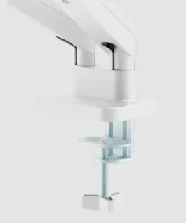 Alternative view of Gembird Desk arm for two monitors, adjustable, from 17 to 32 inches, load capacity up to 10 kg, бял