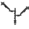 Gembird Desk arm adjustable for two monitors from 17 to 32 inches load capacity up to 9 kg