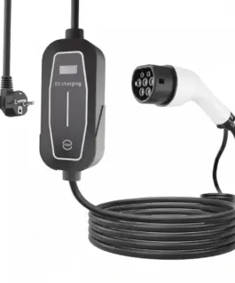 Gembird Mobile зарядно EV Schuko do typu 2 16A 1-fazowa (37 kW) 10m