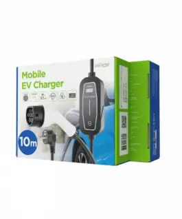 Alternative view of Gembird Mobile зарядно EV Schuko do typu 2, 16A, 1-fazowa (3,7 kW), 10m