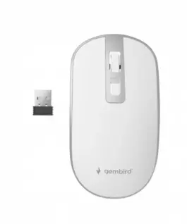 Gembird Optical мишка wireless 4 buttons бял