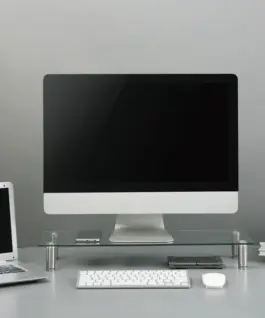 Alternative view of Gembird Glass монитор stand (M)