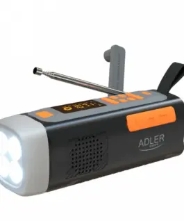 Adler ADLE AD1920 Emergency Radio with Solar Power