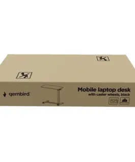 Alternative view of Gembird Mobile Лаптоп desk with caster wheels, черен