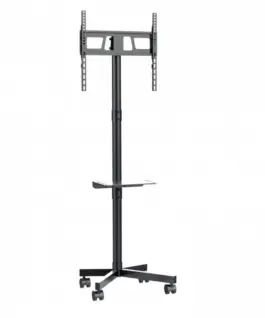 Gembird TV floor stand with caster wheels (tilt) 32-55-inch