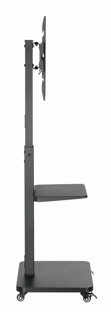 Gembird TV floor stand with caster wheels, 37-75-inch, черен - Image 2
