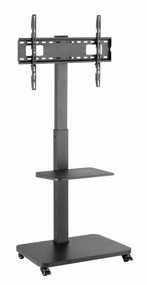 Gembird TV floor stand with caster wheels, 37-75-inch, черен - Image 5