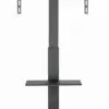 Gembird TV floor stand with caster wheels 37-75-inch черен