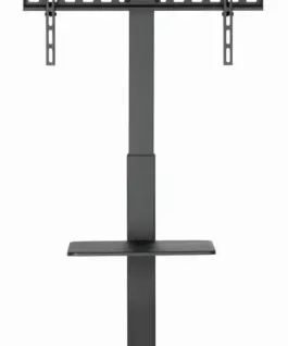 Gembird TV floor stand with caster wheels 37-75-inch черен