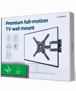 Alternative view of Gembird GEMBIRD TV wall mount tilt/swivel 32-55 32k