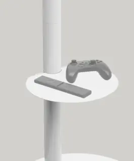 Alternative view of Gembird GEMBIRD TV stand бял 37-86-inch, бял